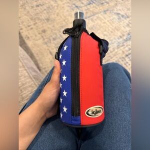 Igloo Red and Blue Stars Insulated Bottle Bag